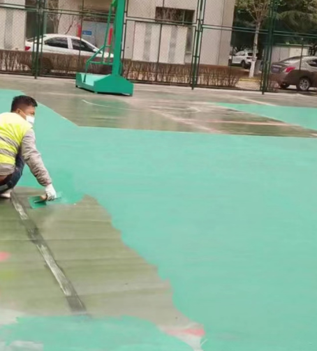九江球场地面翻新